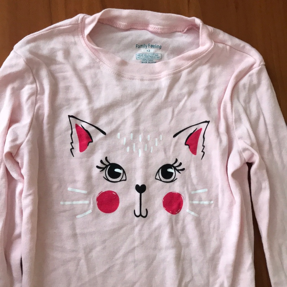 Light Pink Kitten Shirt